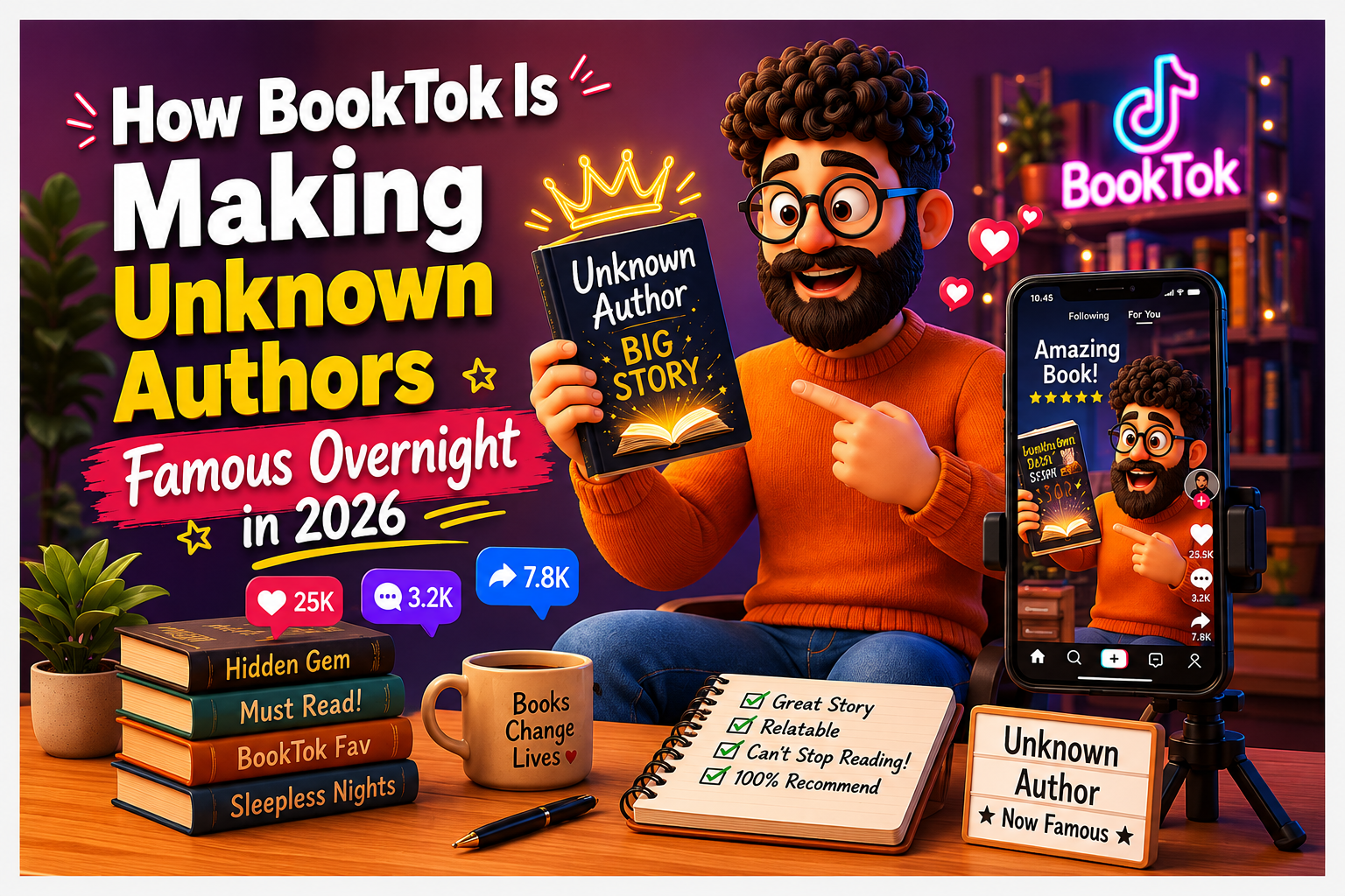 How BookTok is Making Unknown Authors Famous Overnight in 2026